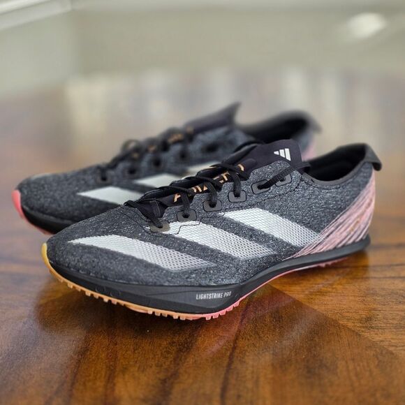 Adidas Adizero Prime SP 3 Strung Track & Field Spikes Men's 9 Black Grey IG4330 - Picture 3 of 16